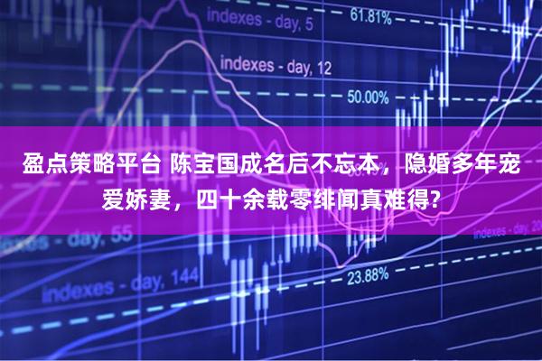 盈点策略平台 陈宝国成名后不忘本，隐婚多年宠爱娇妻，四十余载零绯闻真难得?